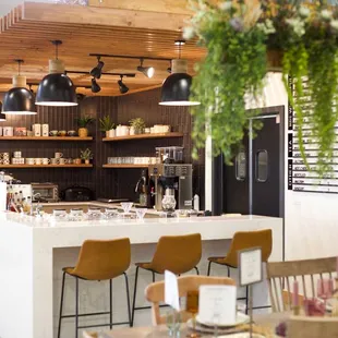 Coffee bar at Marketplace Coffee + tea