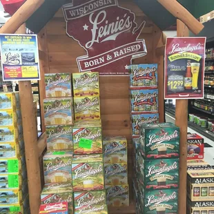 a display of items for sale