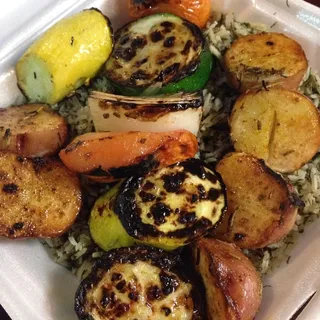 Grilled Potato Skewer