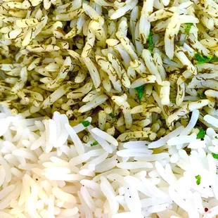 Basmati, and herb rice