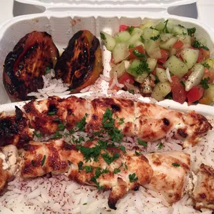 Chicken Kabob Plate