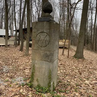 Interesting Driveway Post