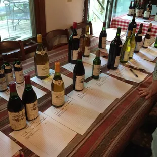 silent auction during the perch fry