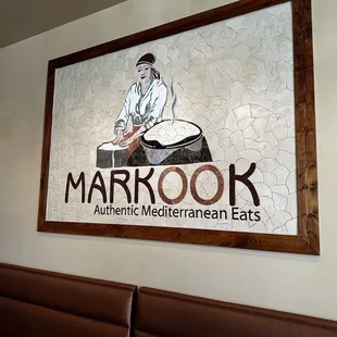 a restaurant sign