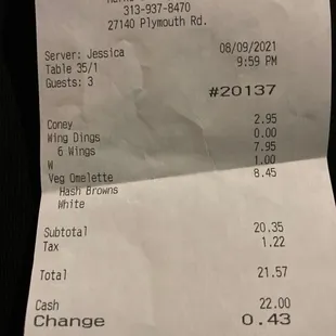 Upcharge for wing dings due to shortage. Didn&apos;t say anything when ordering.