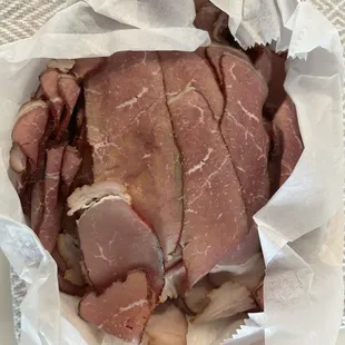 Homemade dried beef