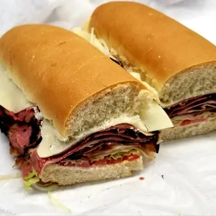 House special sandwich, 4 meats, with all the fixings.