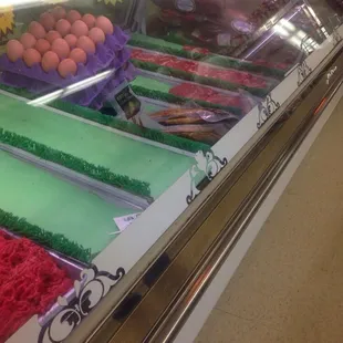 Partial view of deli case