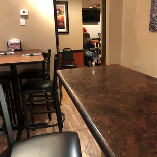 New ownership and a nice renovation.  Good pizza and good prices.
