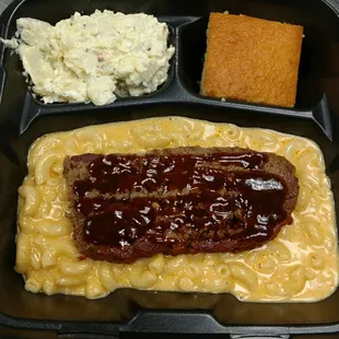 Mac and Meatloaf Meal