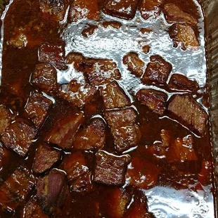 Brisket Burnt Ends, Daily while they last!