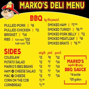 By the Pound Menu, call for Catering!