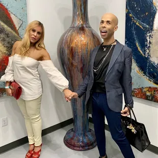 We both so loved the art #new friends