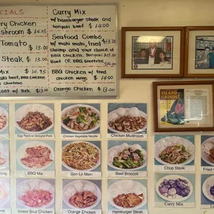 ramen and noodles, menu