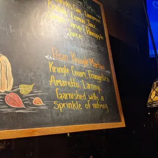 Pecan Kringle martini is the best