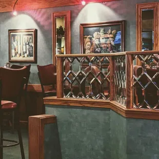 a view of a bar