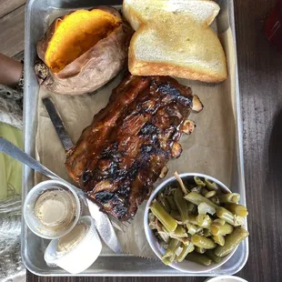 ribs, food, bbq ribs