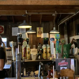 Very small 4-seat bar.