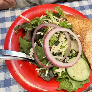 House Salad &amp; Baked Potato