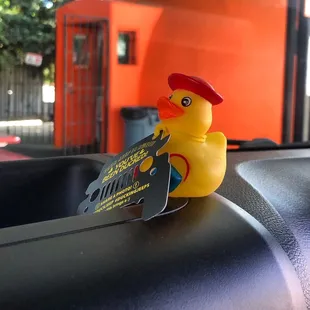 I got ducked at Mark&apos;s Hotdogs.