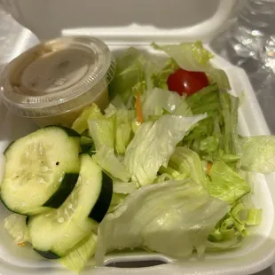 Side salad.