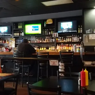 well stocked bar &amp; tv's