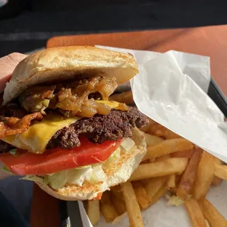 Marky's Classic Smashed Cheese Burger