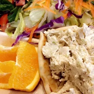 Chicken salad platter