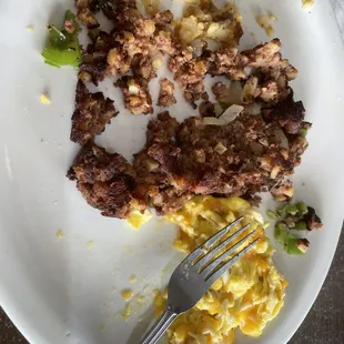 Corn beef hash or eggs wasn&apos;t good.
