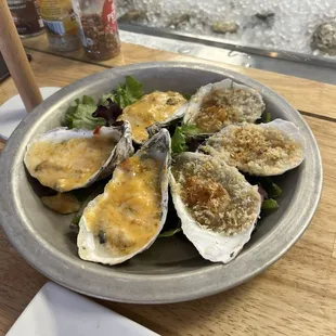 Chargrilled. 3 pimento cheese, 3 chorizo butter.