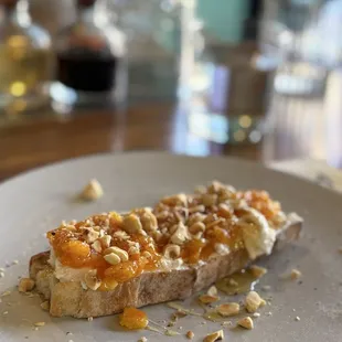 Bufala ricotta on toast