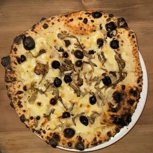 Blue Oyster Mushroom Pizza