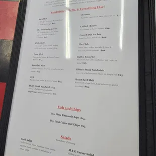 Lunch Menu