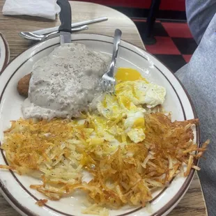 Chicken fried Steak and gravy