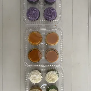 4pk cupcakes - (picked from the day's assortment)