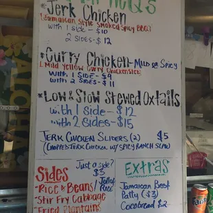 MarlieQ's Menu Board