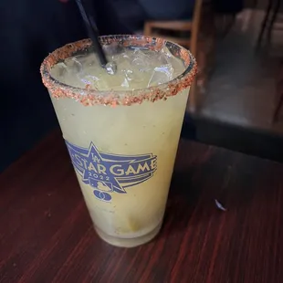 a margarita in a glass