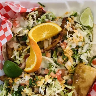 Fish tacos--consistently good!