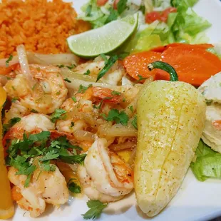 Camarones al Mojo de Ajo