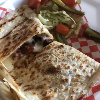 Pastor quesadilla