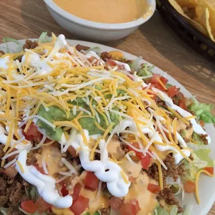 "Small" beef taco salad