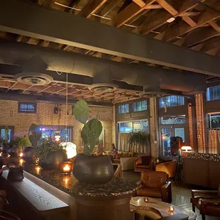 the interior of a restaurant