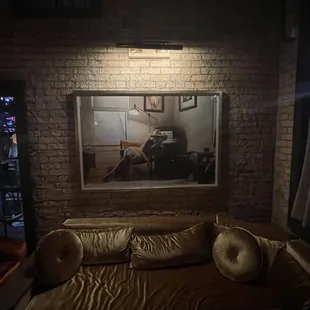 Comfy couches cool ambiance