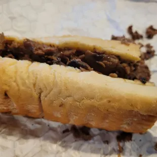 Half of a Philly sammich