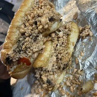 Salmon Cheesesteak