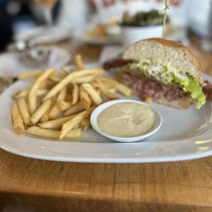 Marlowe Burger with side of fries