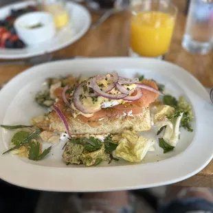 Smoked Salmon Tartine