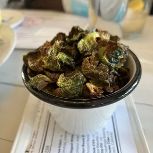 Crispy Brussels Sprout Chips