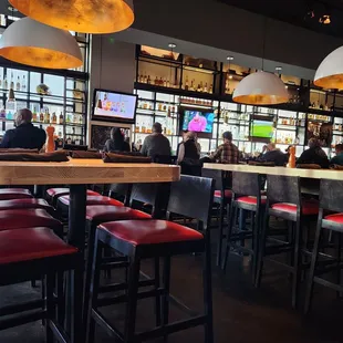 Bar area and high tables