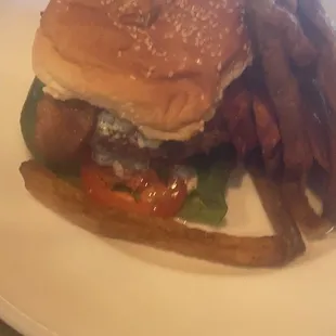 Black and Blue Burger